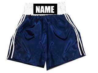 Shorts Boxe Anglaise Personnalisé : KNBSH-026-Marine